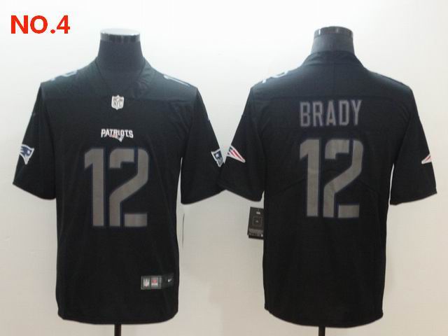 Men's New England Patriots #12 Tom Bradyn Jersey NO.4;